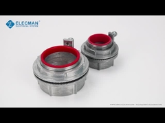 बॉन्डिंग स्क्रू जिंक के साथ इंसुलेटेड आईएमसी वॉटरटाइट कठोर नाली फिटिंग हब